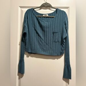 Natural Life Teal Patti Layering Sweater